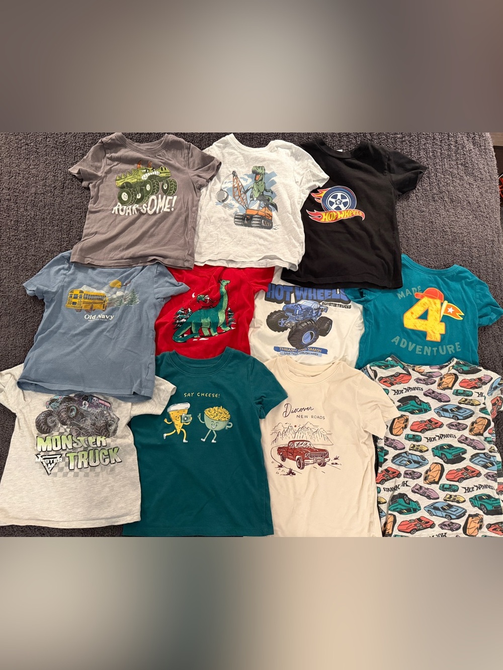 Assorted Kids' Graphic Tees -lot of 11.